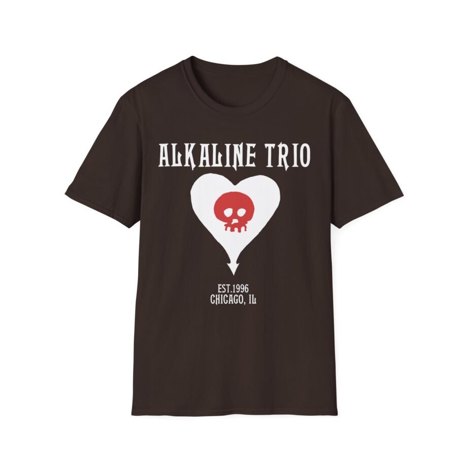 Alkaline Trio Heartskull Album Icons Unisex Softstyle T-Shirt