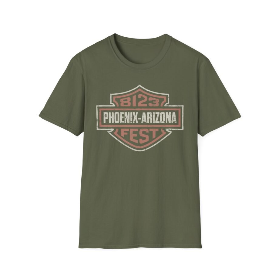 The Maine 8123 Fest Moto Unisex Softstyle T-Shirt