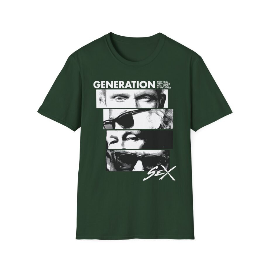 Billy Idol Eye Stack Unisex Softstyle Shirt