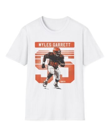 Myles Garrett Grunge Unisex Softstyle T-Shirt