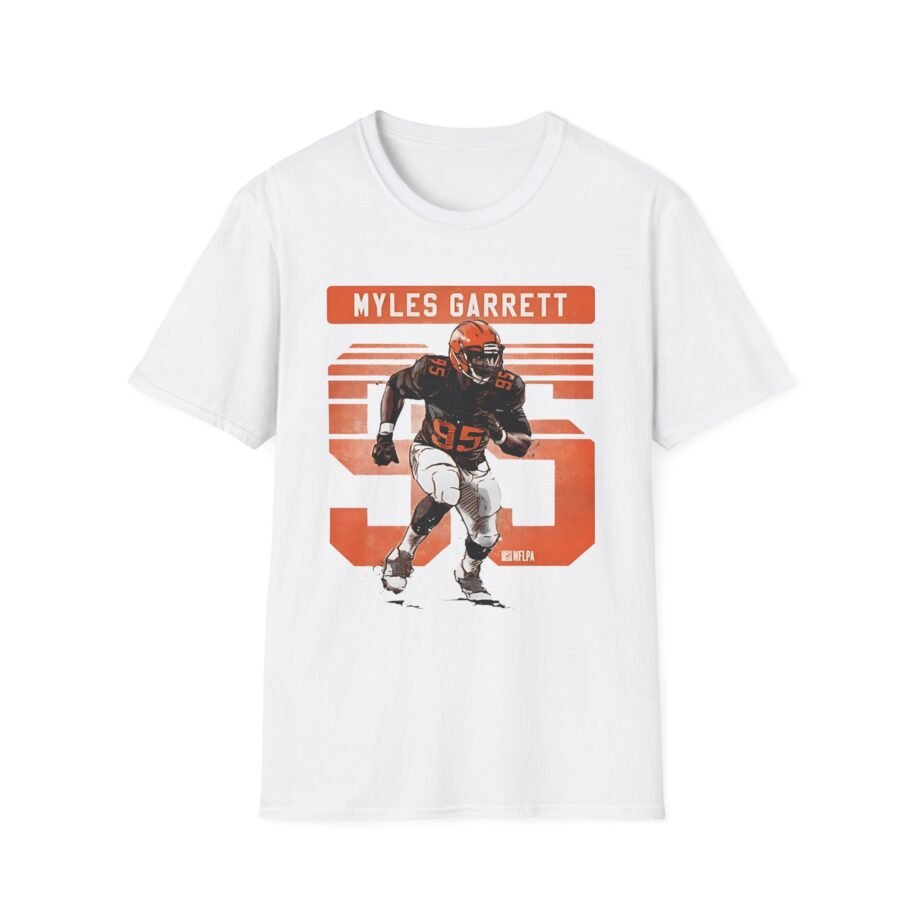 Myles Garrett Grunge Unisex Softstyle T-Shirt