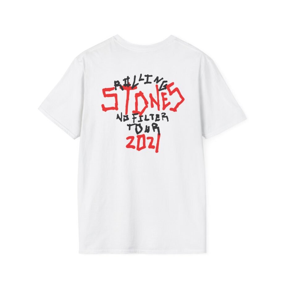 RS No Filter Hand Drawn Tongue Unisex Softstyle T-Shirt