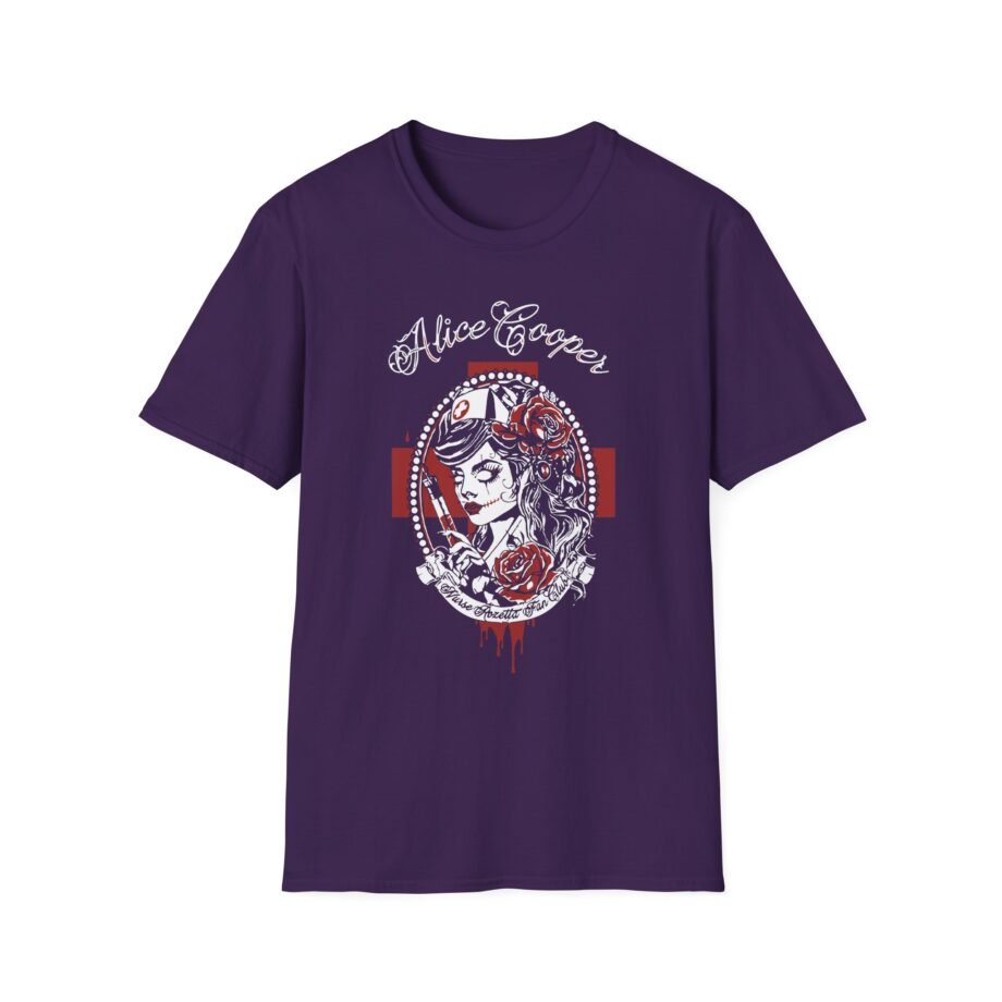 Alice Cooper Nurse Rosetta Unisex Softstyle T-Shirt