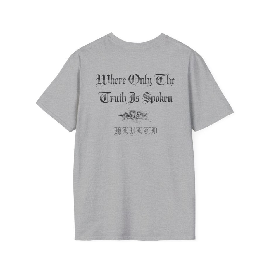 Malevolence Where Only the Truth is Spoken Unisex Softstyle T-Shirt