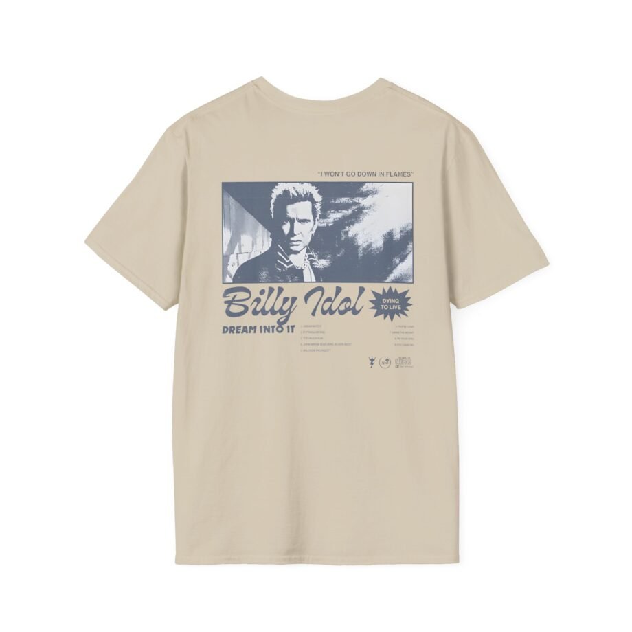 Billy Idol Billy Script Unisex Softstyle Shirt