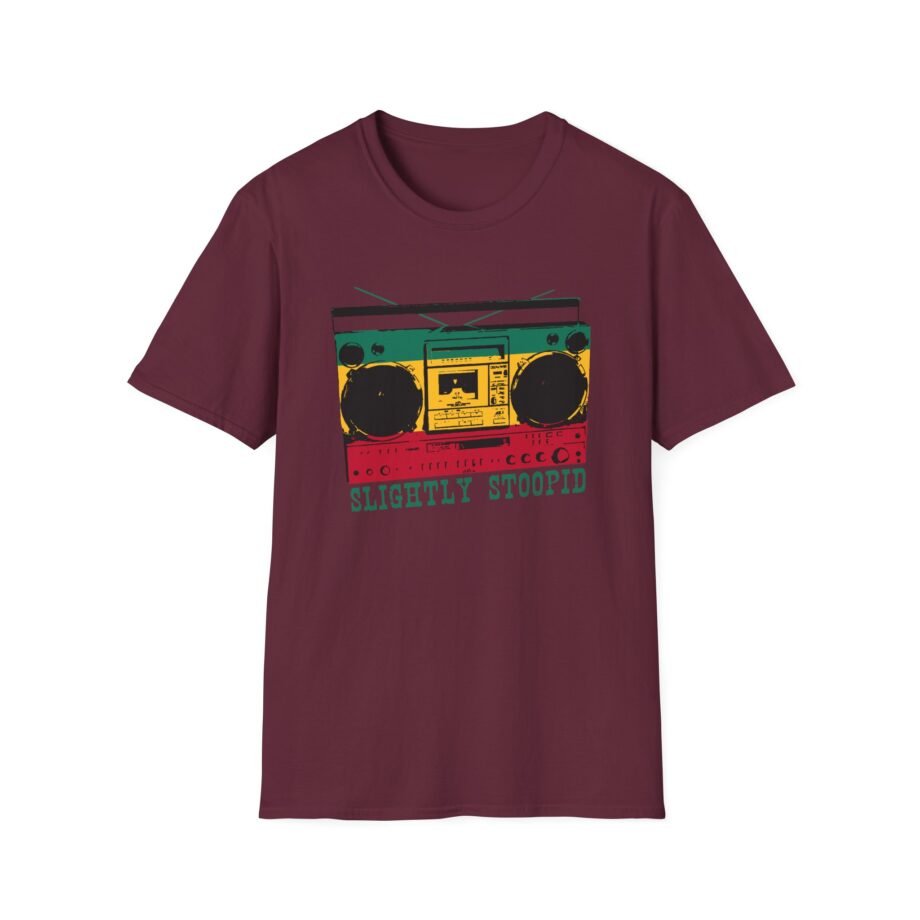 Slightly Stoopid Ghetto Blaster Raglan Unisex Softstyle T-Shirt