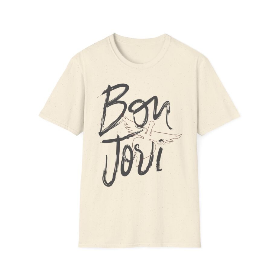 Bon Jovi Brush Strokes Unisex Softstyle T-Shirt