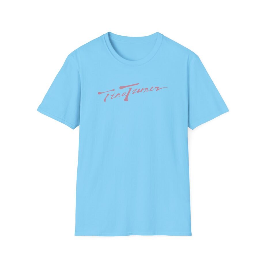 Tina Turner Cursive Script Unisex Softstyle T-Shirt