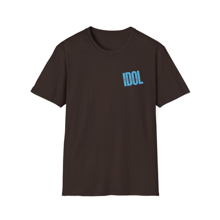 Billy Idol Checkered Smirk Unisex Softstyle Shirt