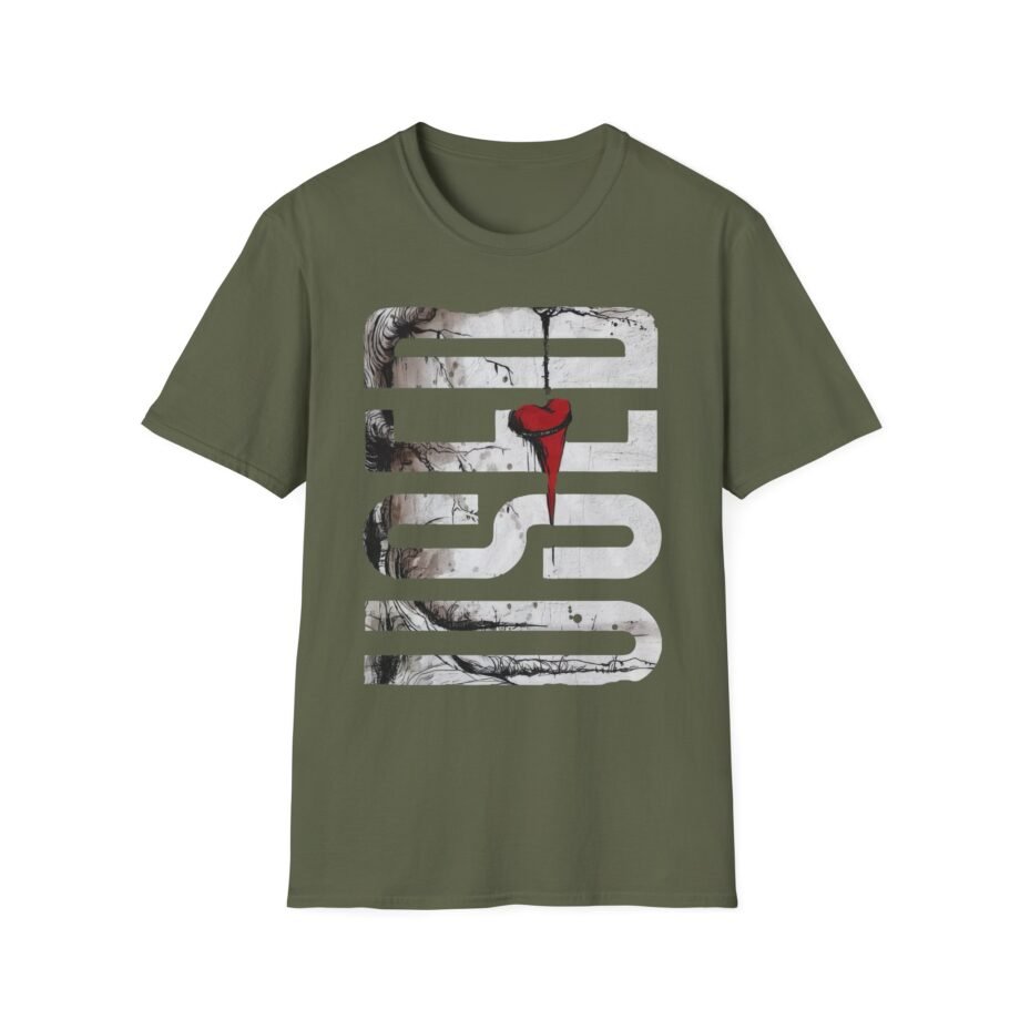 The Used Vertical Heart Unisex Softstyle T-Shirt