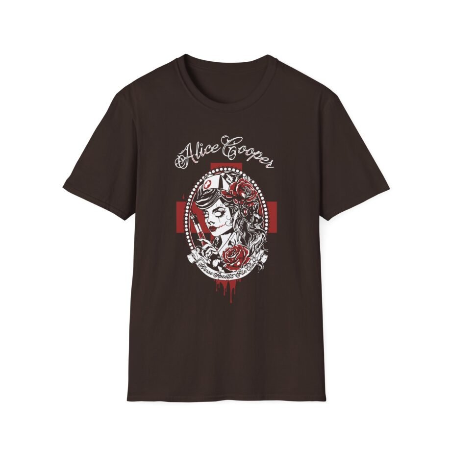 Alice Cooper Nurse Rosetta Unisex Softstyle T-Shirt