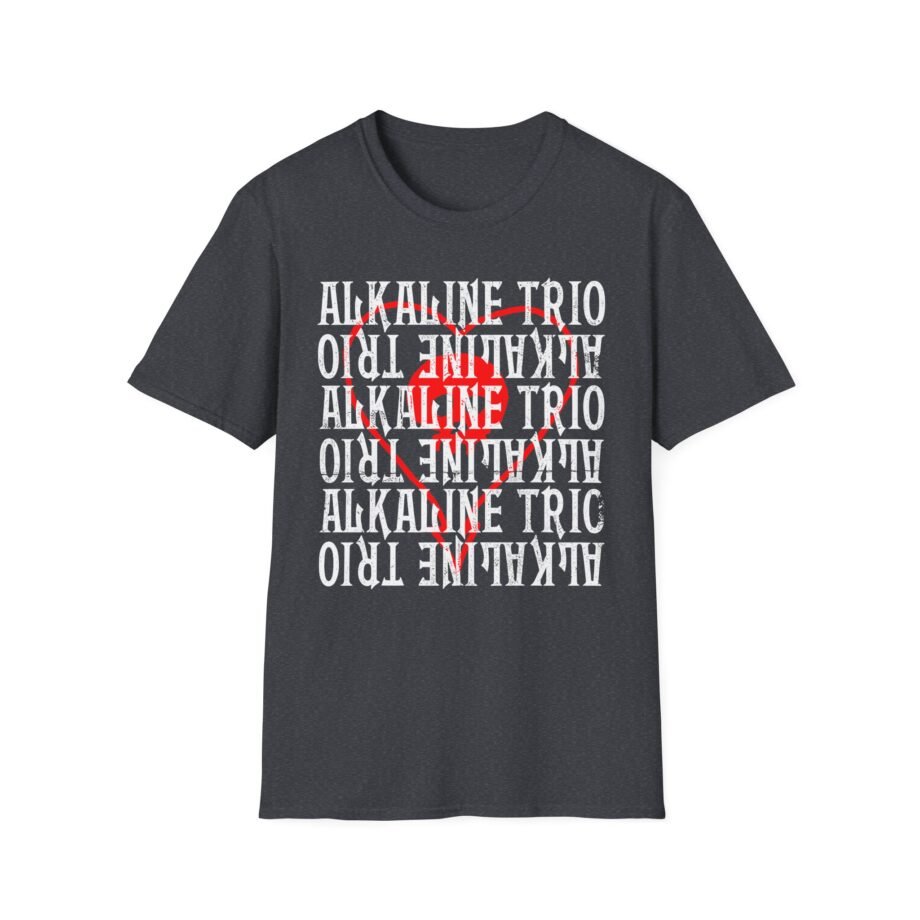 Alkaline Trio Heartskull Repeat Logo Unisex Softstyle T-Shirt