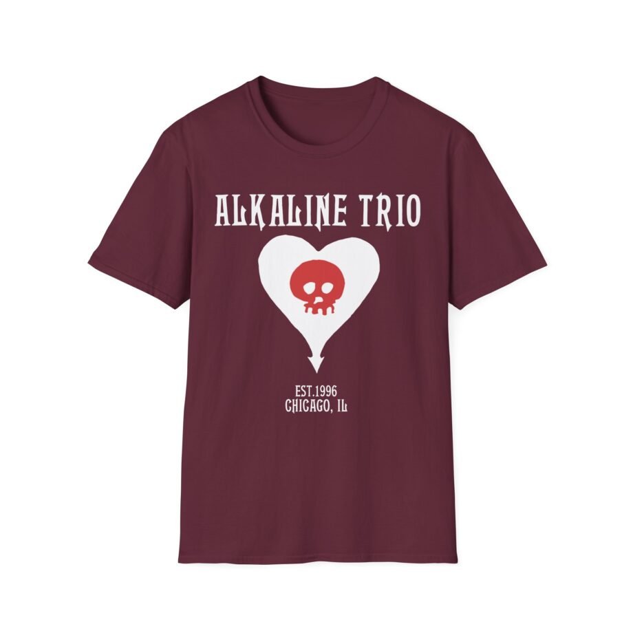 Alkaline Trio Heartskull Album Icons Unisex Softstyle T-Shirt