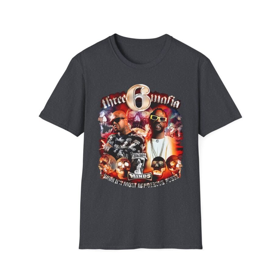 Three 6 Mafia Side 2 Side Unisex Softstyle T-Shirt