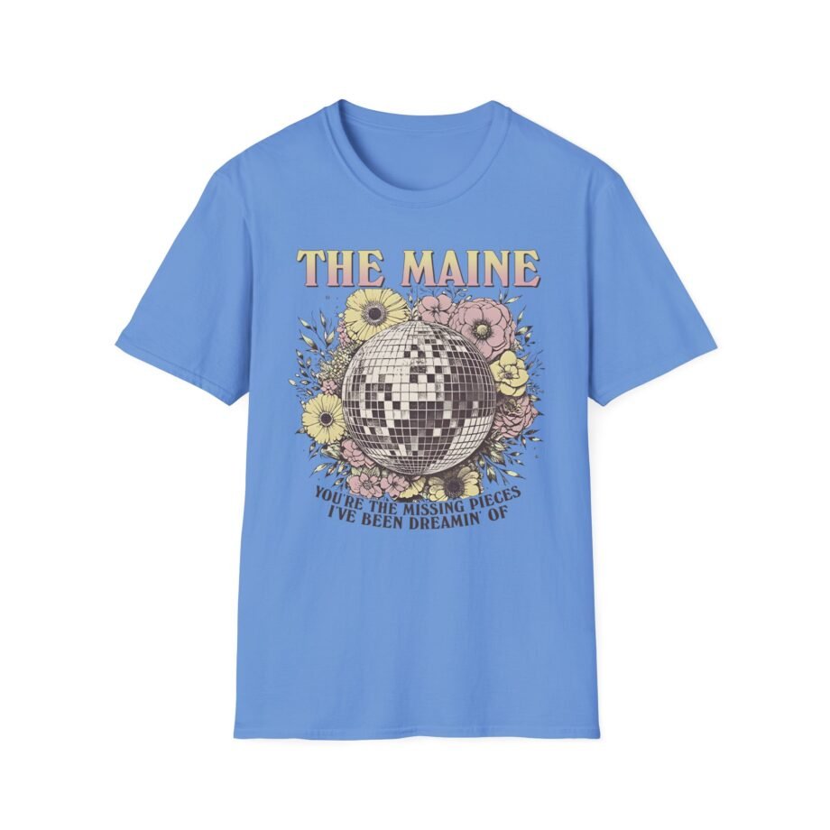 The Maine Floral Disco Unisex Softstyle T-Shirt
