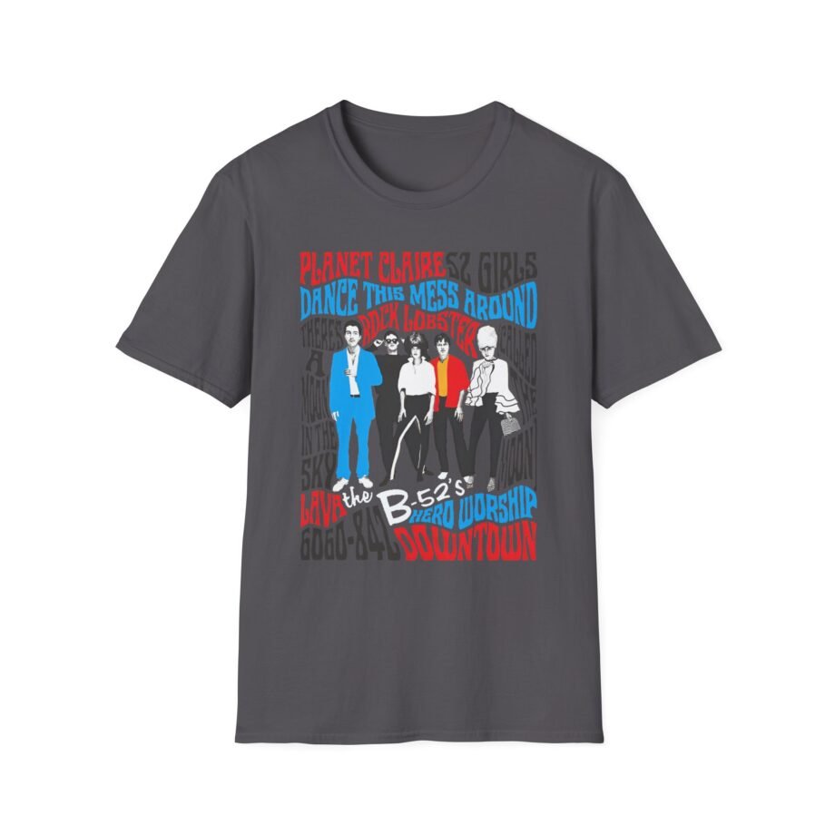 The B 52s Tracklist Unisex Softstyle T-Shirt