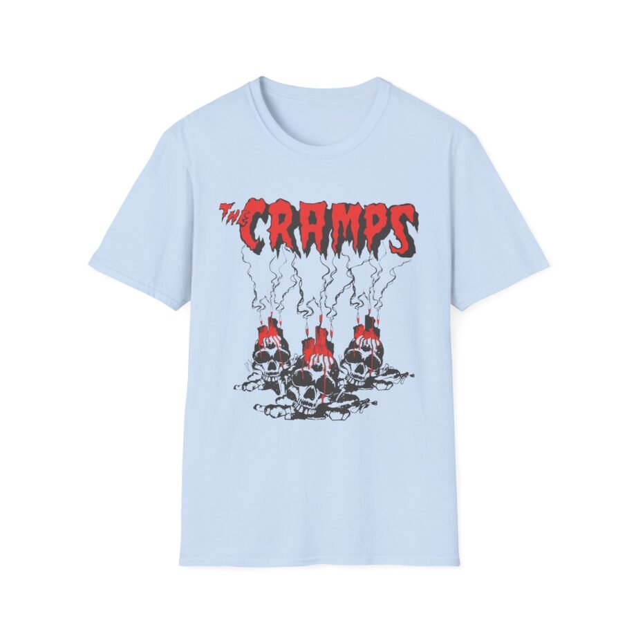 The Cramps Voodoo Skulls Unisex Softstyle T-Shirt