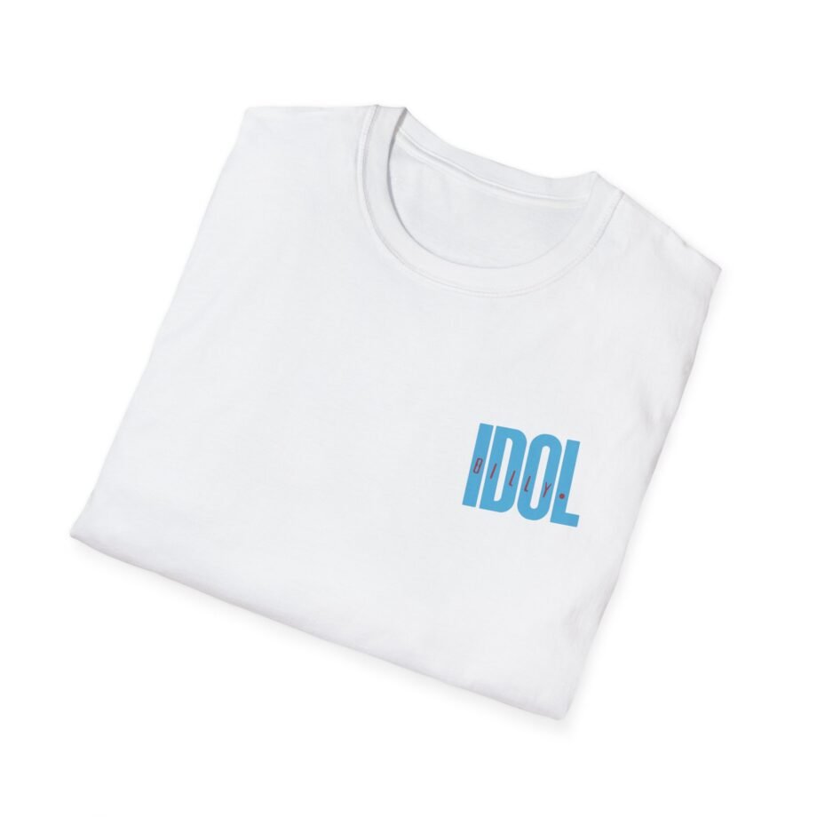 Billy Idol Checkered Smirk Unisex Softstyle Shirt