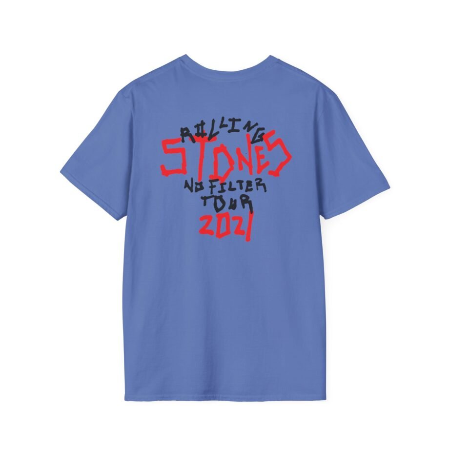 RS No Filter Hand Drawn Tongue Unisex Softstyle T-Shirt
