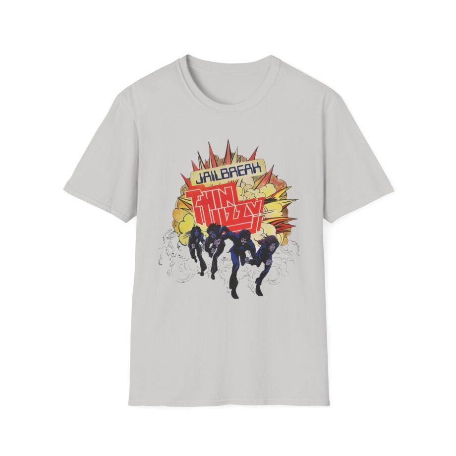 Thin Lizzy Jailbreak Explosion Unisex Softstyle T-Shirt