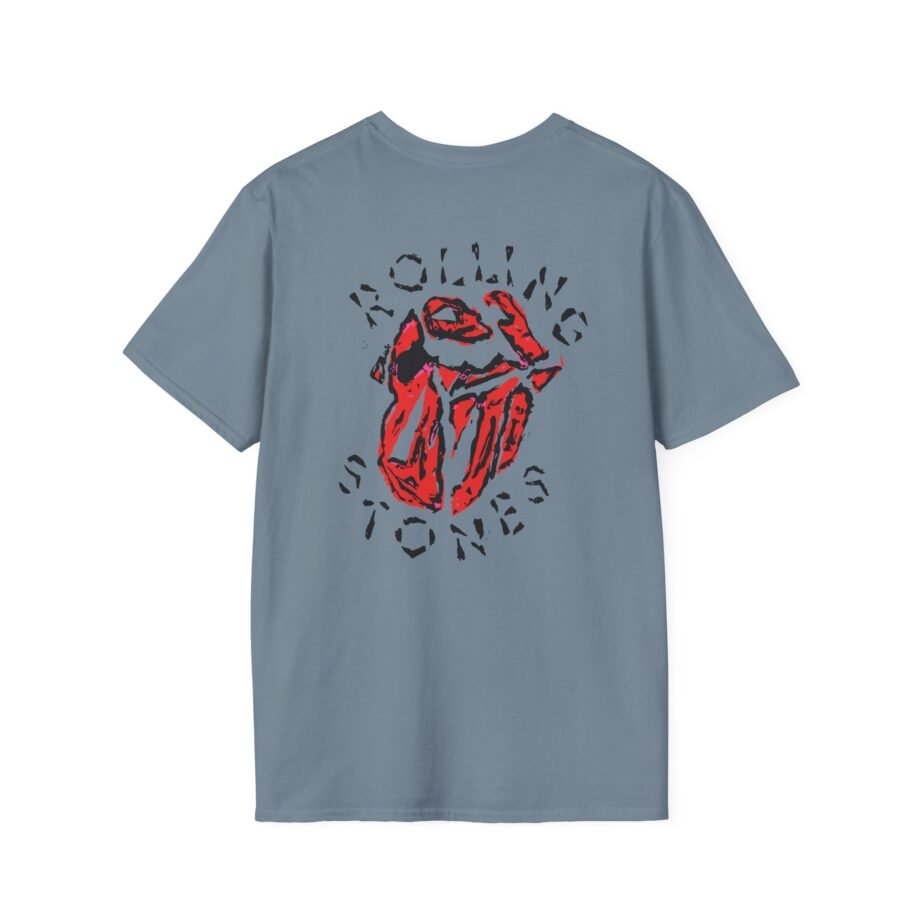 Rolling Grrr! Painted Diamond Tongue Unisex Softstyle T-Shirt
