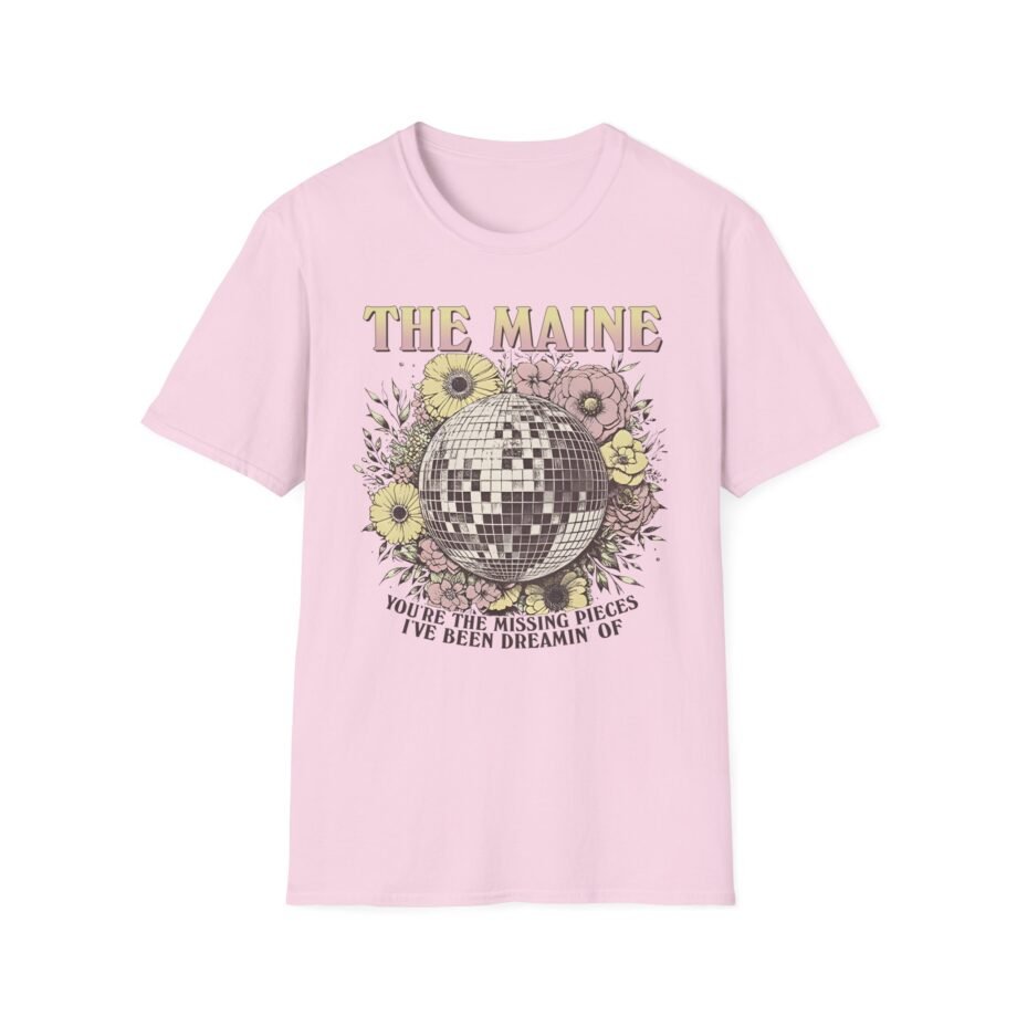 The Maine Floral Disco Unisex Softstyle T-Shirt