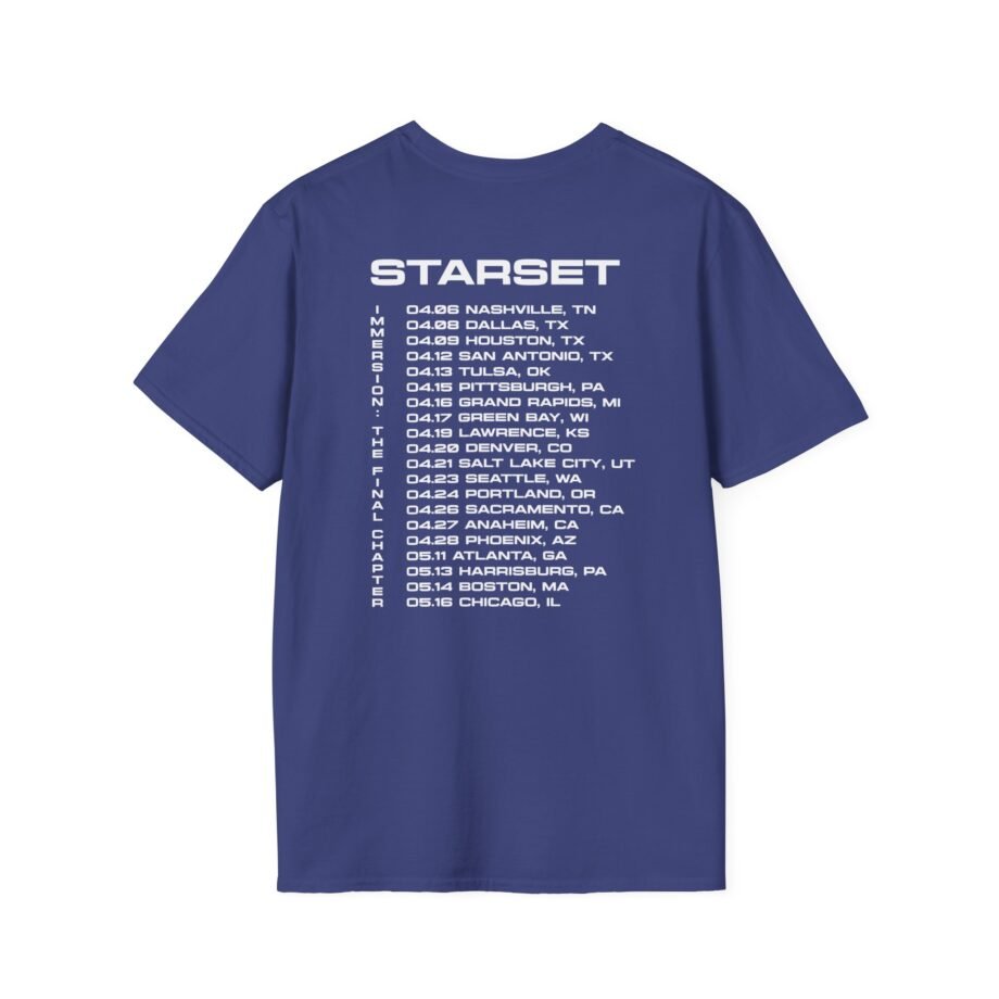 Starset Immersion Red Tour Unisex Softstyle T-Shirt