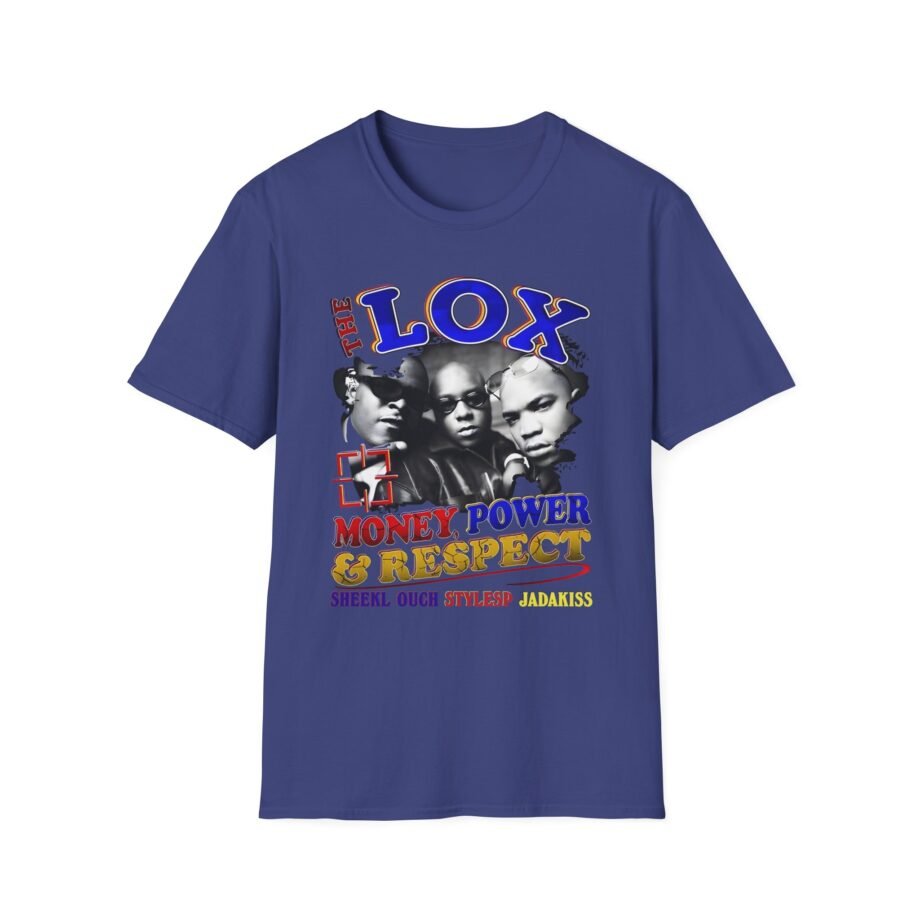 The Lox Money, Power & Respect Unisex Softstyle T-Shirt