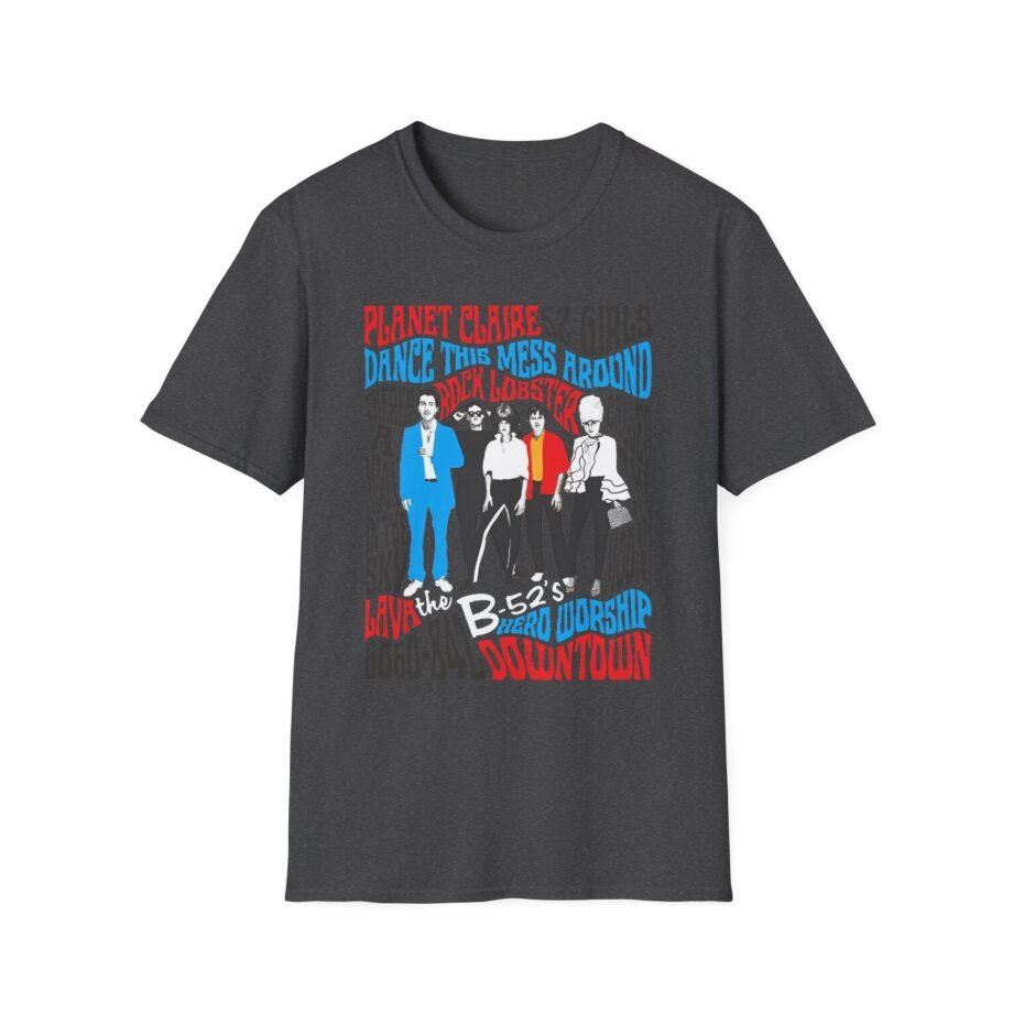 The B 52s Tracklist Unisex Softstyle T-Shirt