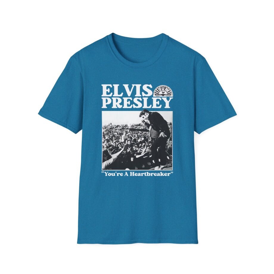 Elvis Heartbreaker Sun Records Unisex Softstyle T-Shirt