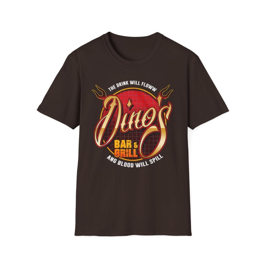 Thin Lizzy Dino's Bar & Grill Unisex Softstyle T-Shirt