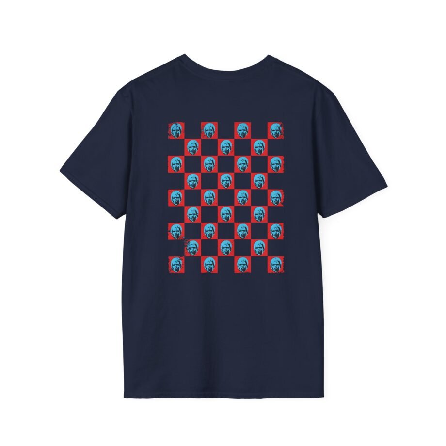 Billy Idol Checkered Smirk Unisex Softstyle Shirt