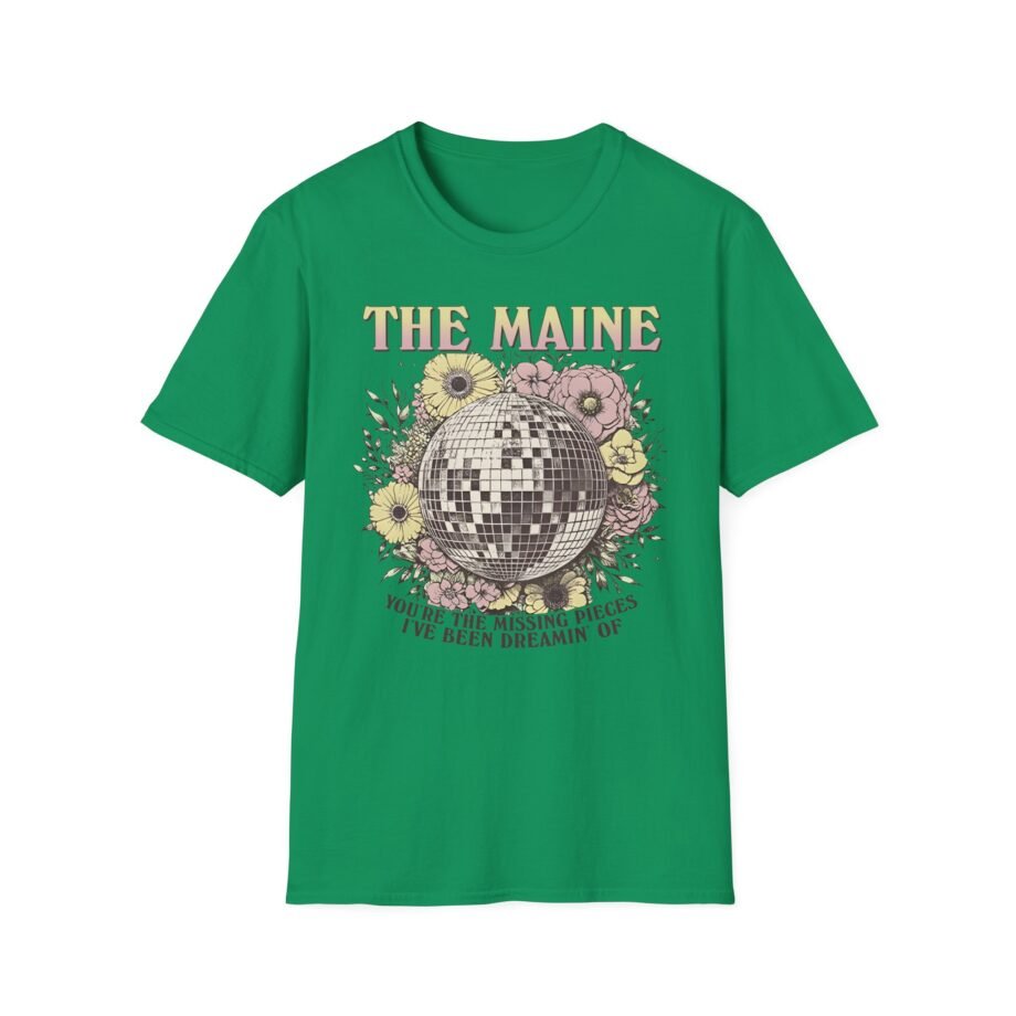 The Maine Floral Disco Unisex Softstyle T-Shirt