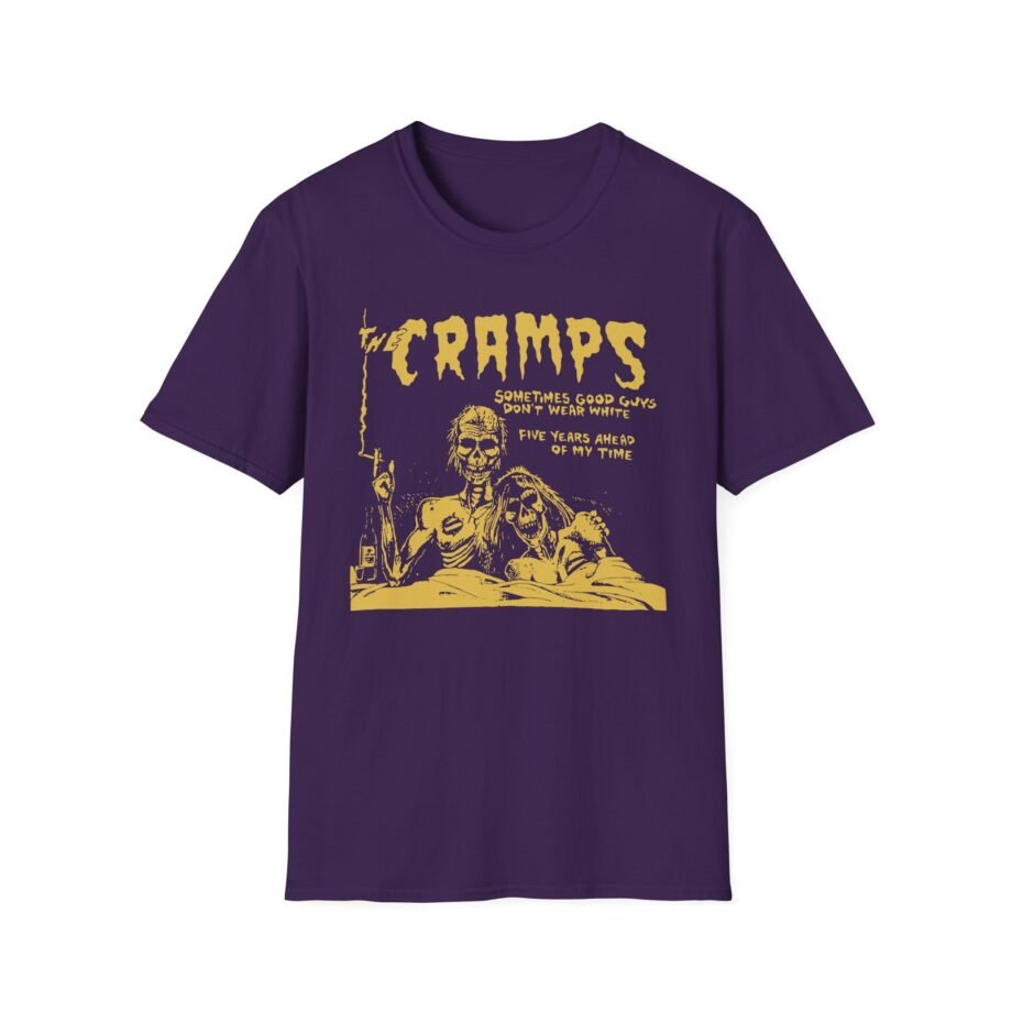 The Cramps Sometimes Good Guys Don’t Wear White Unisex Softstyle T-Shirt