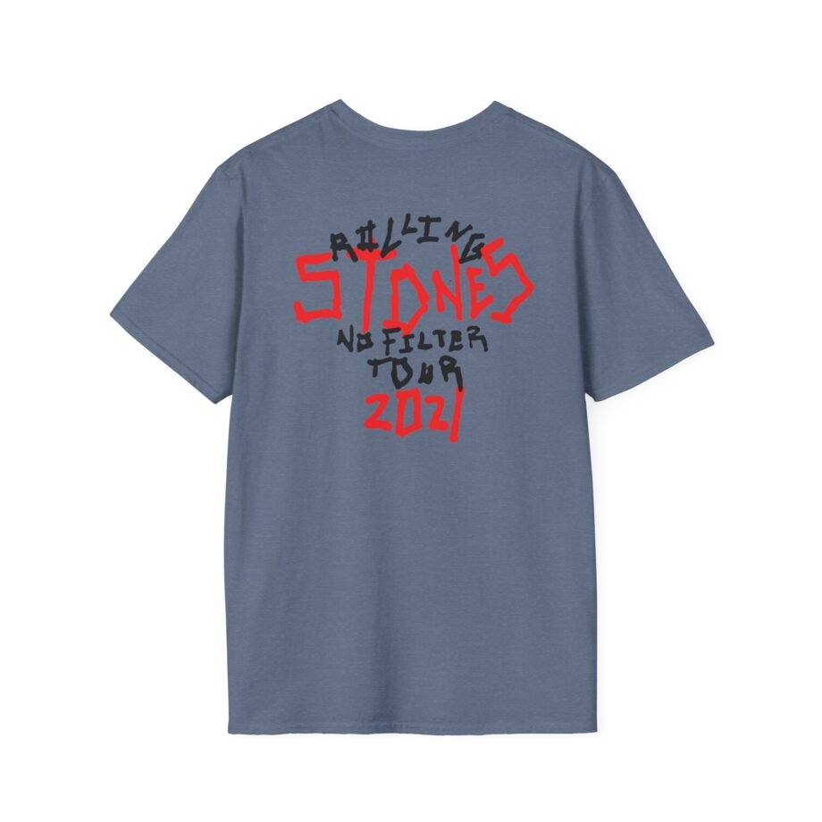 RS No Filter Hand Drawn Tongue Unisex Softstyle T-Shirt