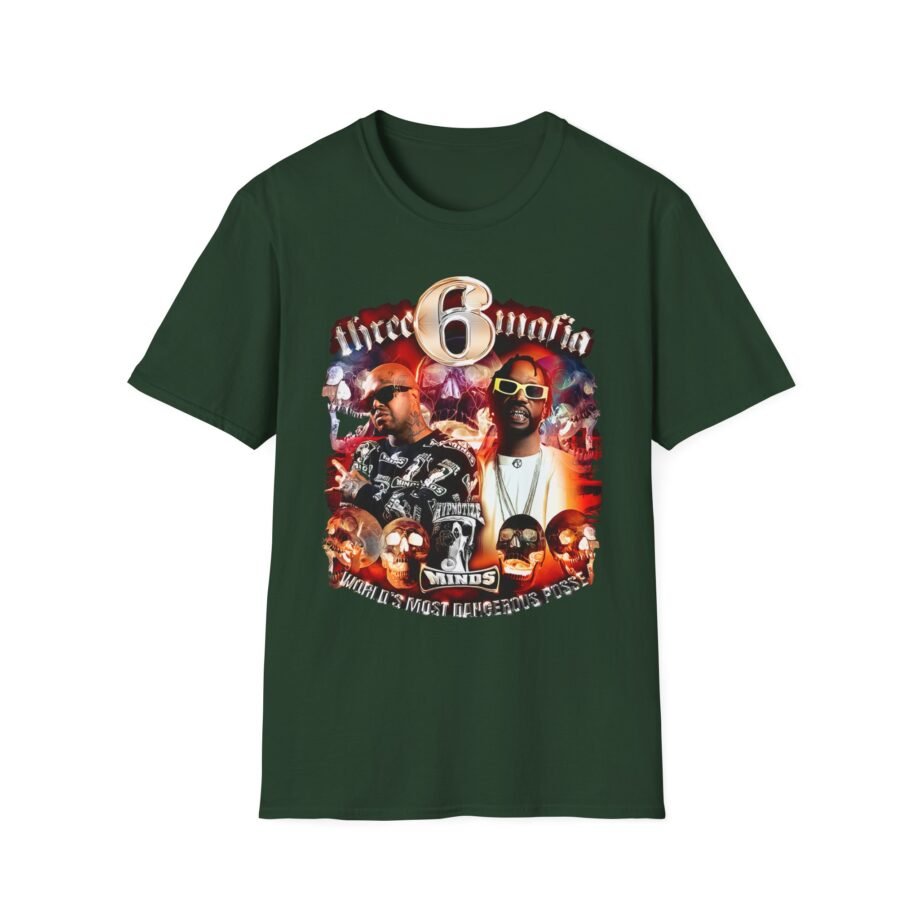 Three 6 Mafia Side 2 Side Unisex Softstyle T-Shirt