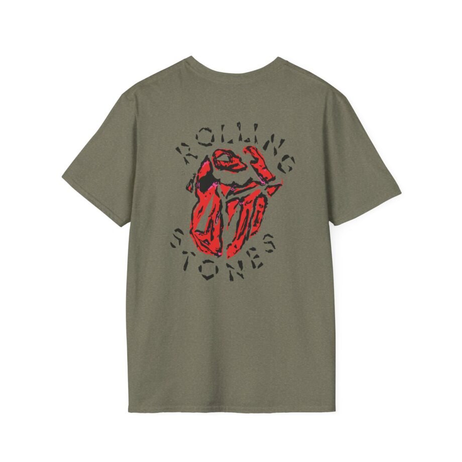 Rolling Grrr! Painted Diamond Tongue Unisex Softstyle T-Shirt
