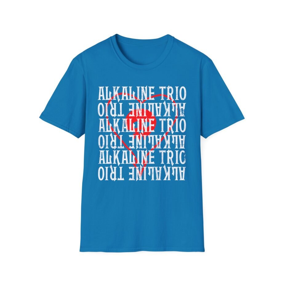 Alkaline Trio Heartskull Repeat Logo Unisex Softstyle T-Shirt