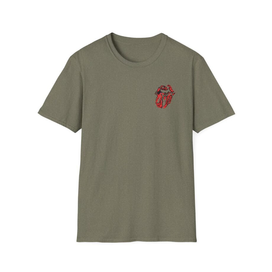 Rolling Grrr! Painted Diamond Tongue Unisex Softstyle T-Shirt