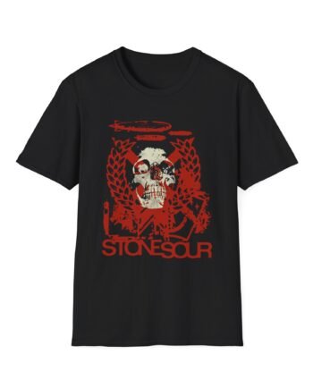 Stone Sour Red Skull Unisex Softstyle T-Shirt