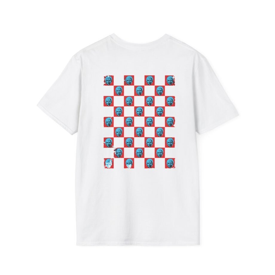Billy Idol Checkered Smirk Unisex Softstyle Shirt