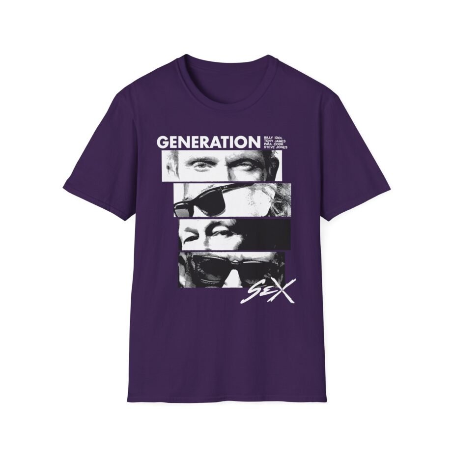Billy Idol Eye Stack Unisex Softstyle Shirt