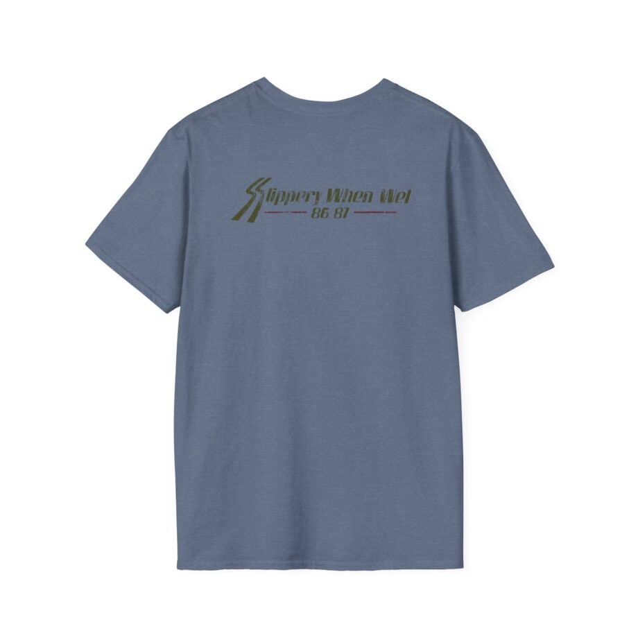 Bon Jovi Slippery When Wet Vintage World Tour Unisex Softstyle T-Shirt