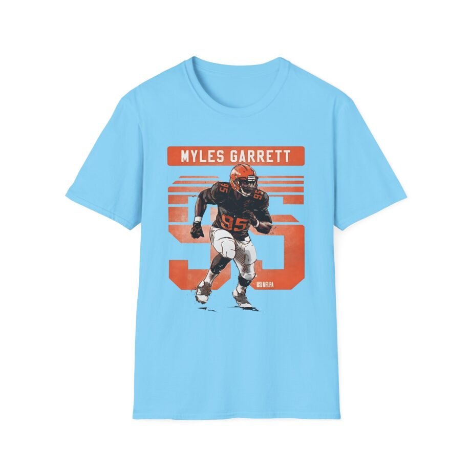 Myles Garrett Grunge Unisex Softstyle T-Shirt