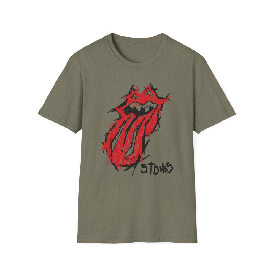 RS No Filter Hand Drawn Tongue Unisex Softstyle T-Shirt