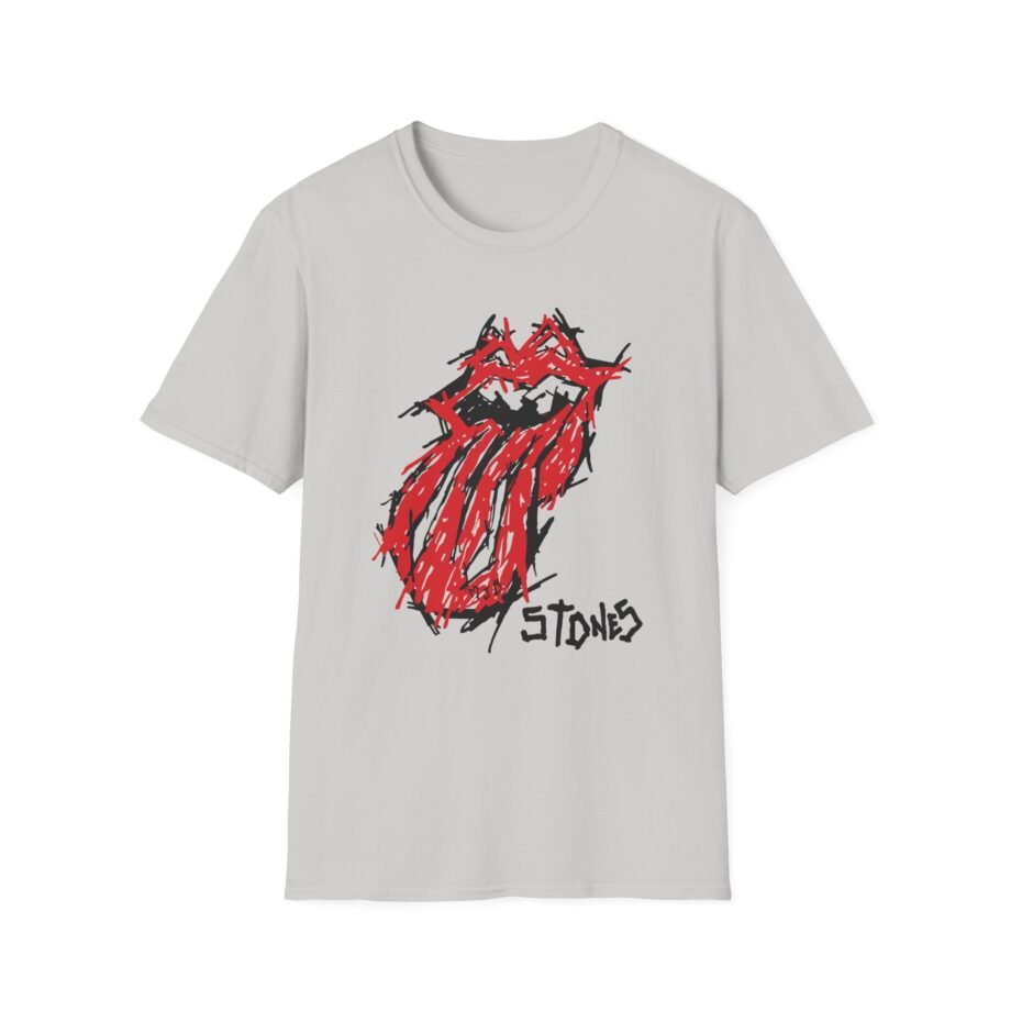 RS No Filter Hand Drawn Tongue Unisex Softstyle T-Shirt