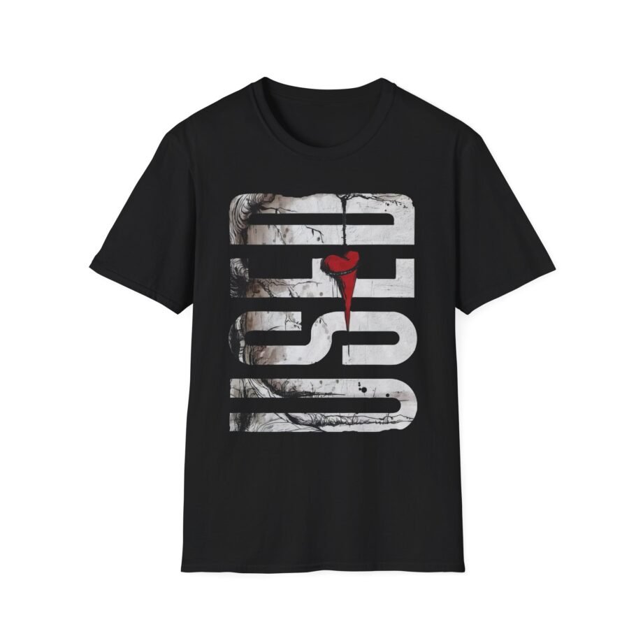 The Used Vertical Heart Unisex Softstyle T-Shirt