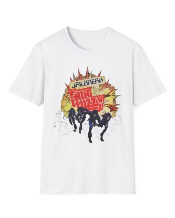 Thin Lizzy Jailbreak Explosion Unisex Softstyle T-Shirt