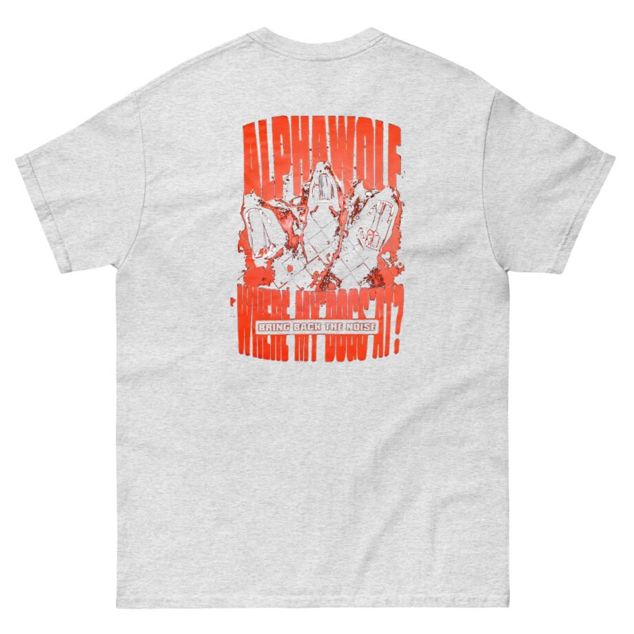 Alpha Wolf Where My Dogs at Unisex classic tee