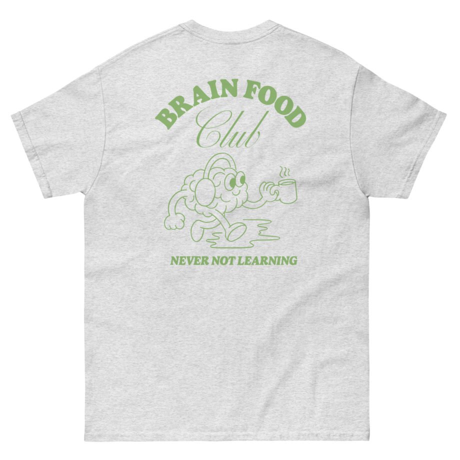Wissen Weekly BRAIN FOOD CLUB Unisex classic tee